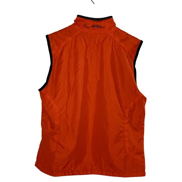 Ralph Lauren S Womens Active Reversible Crest Logo Blue Orange Vest - Picture 5 of 14